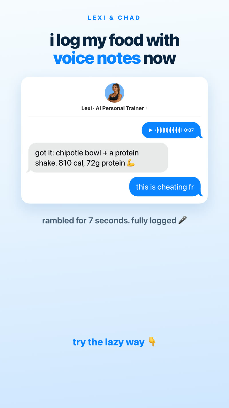 voice note logging